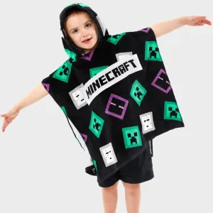 Minecraft Creeper Towel Poncho
