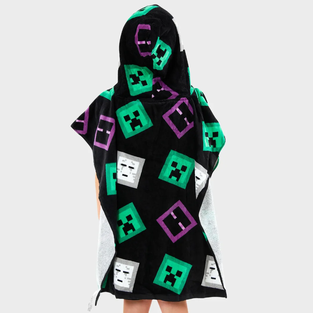 Minecraft Creeper Towel Poncho
