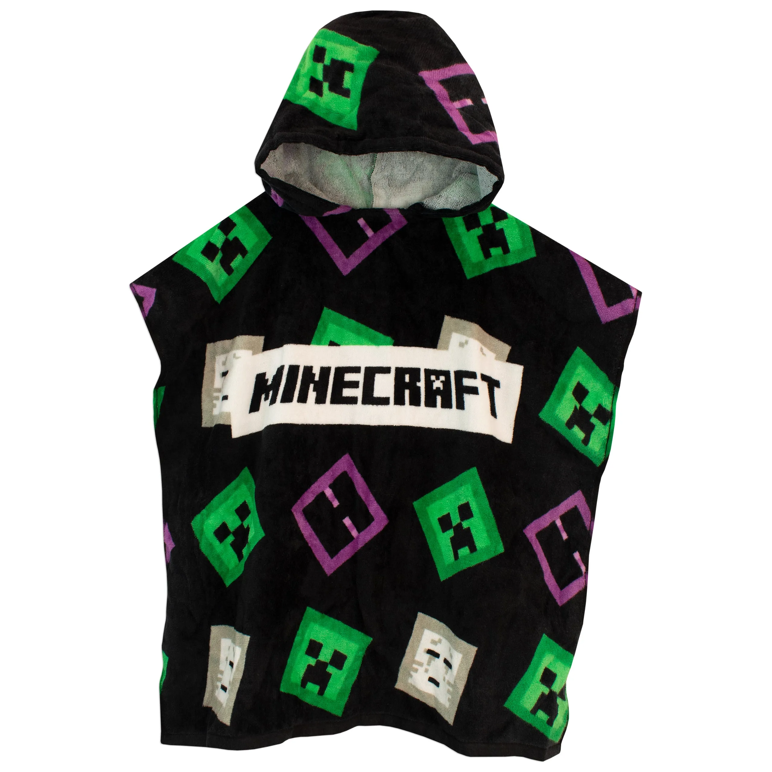 Minecraft Creeper Towel Poncho