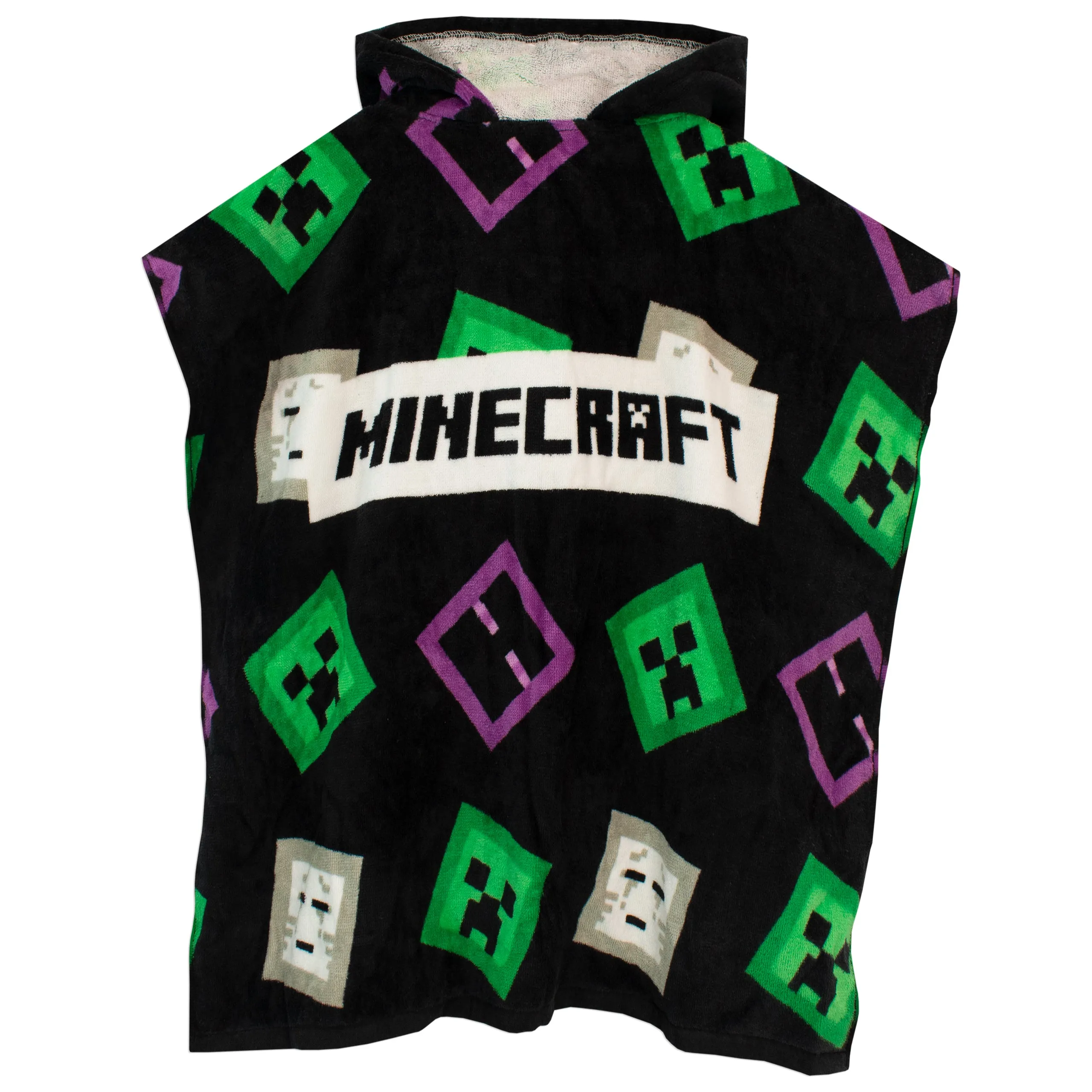Minecraft Creeper Towel Poncho