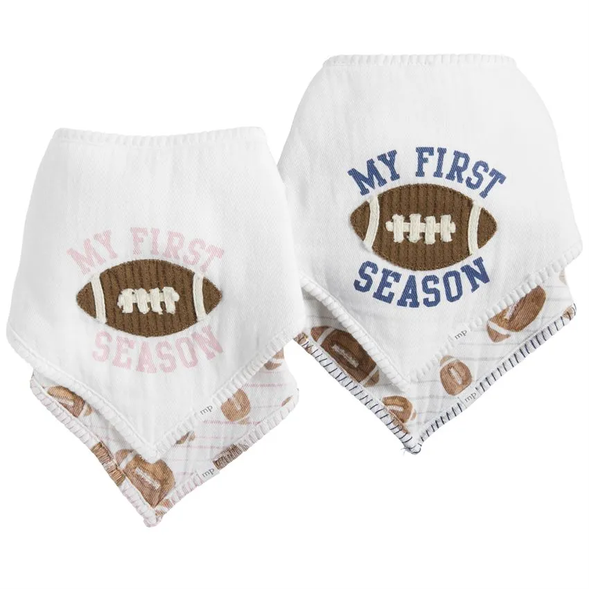 Mud Pie My First Season Bandana Bib Set - 2 Colors
