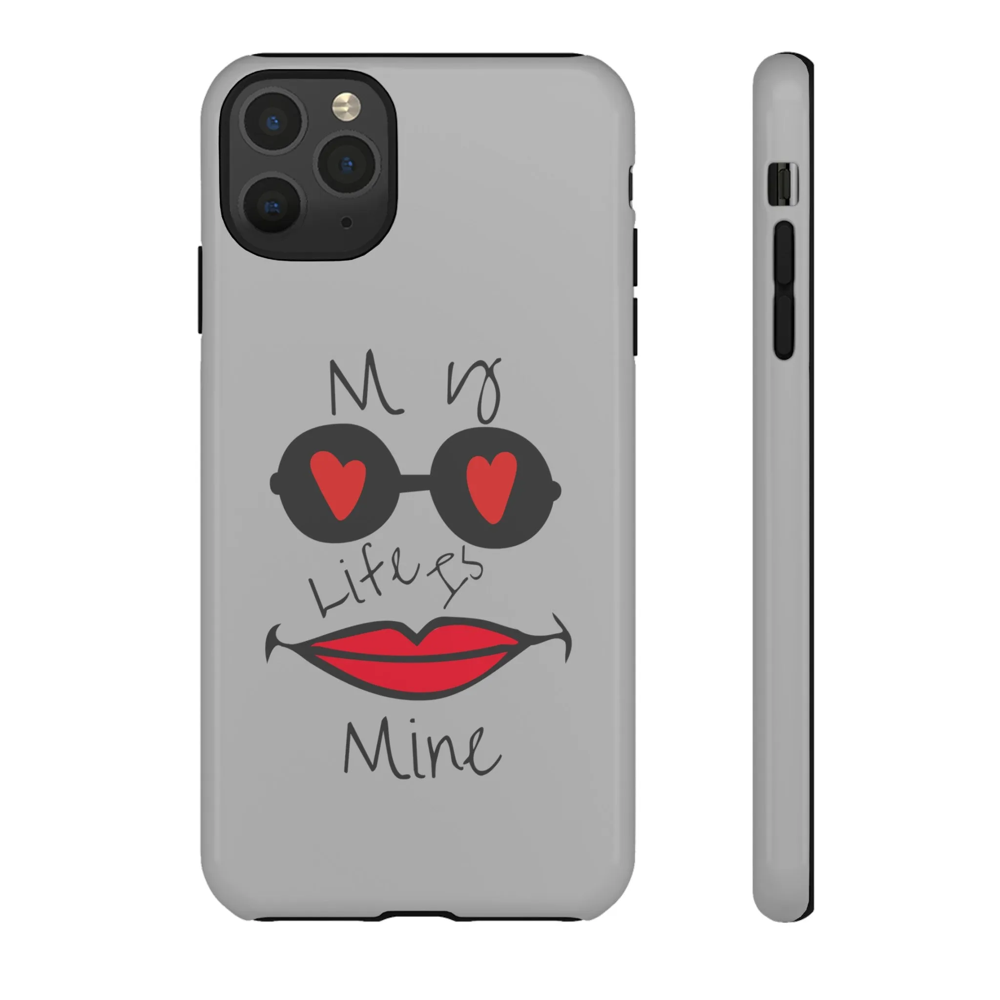 My life is mine スマートフォンケース（グレー）