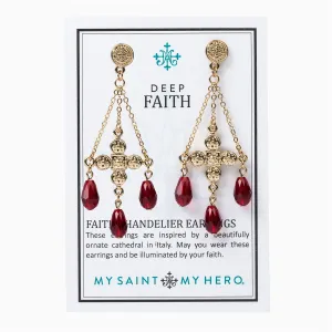 My Saint My Hero Deep Faith Earrings