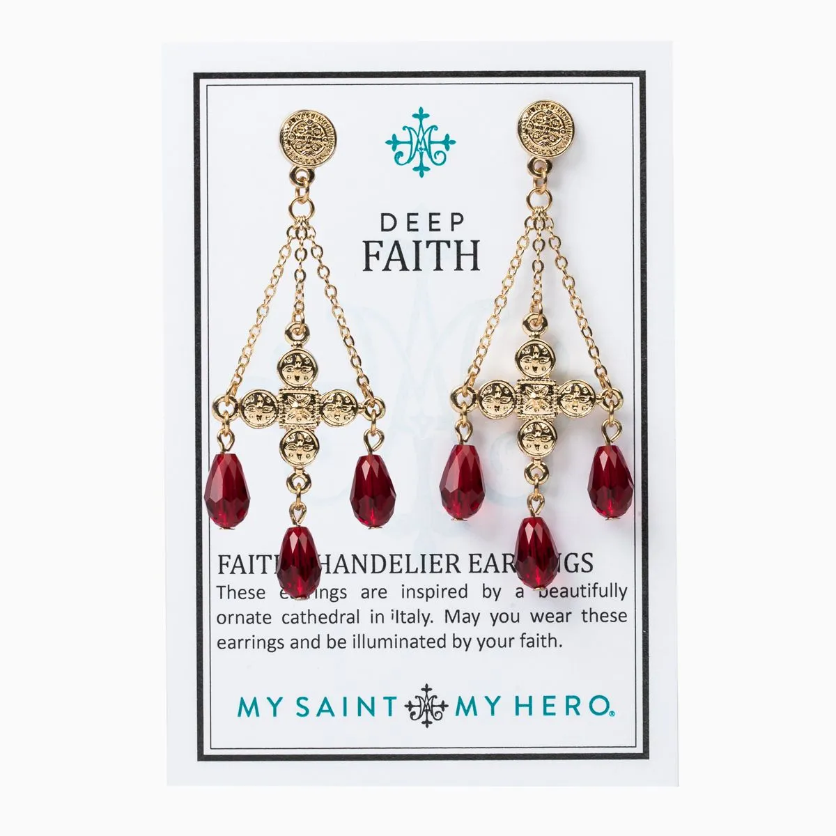 My Saint My Hero Deep Faith Earrings
