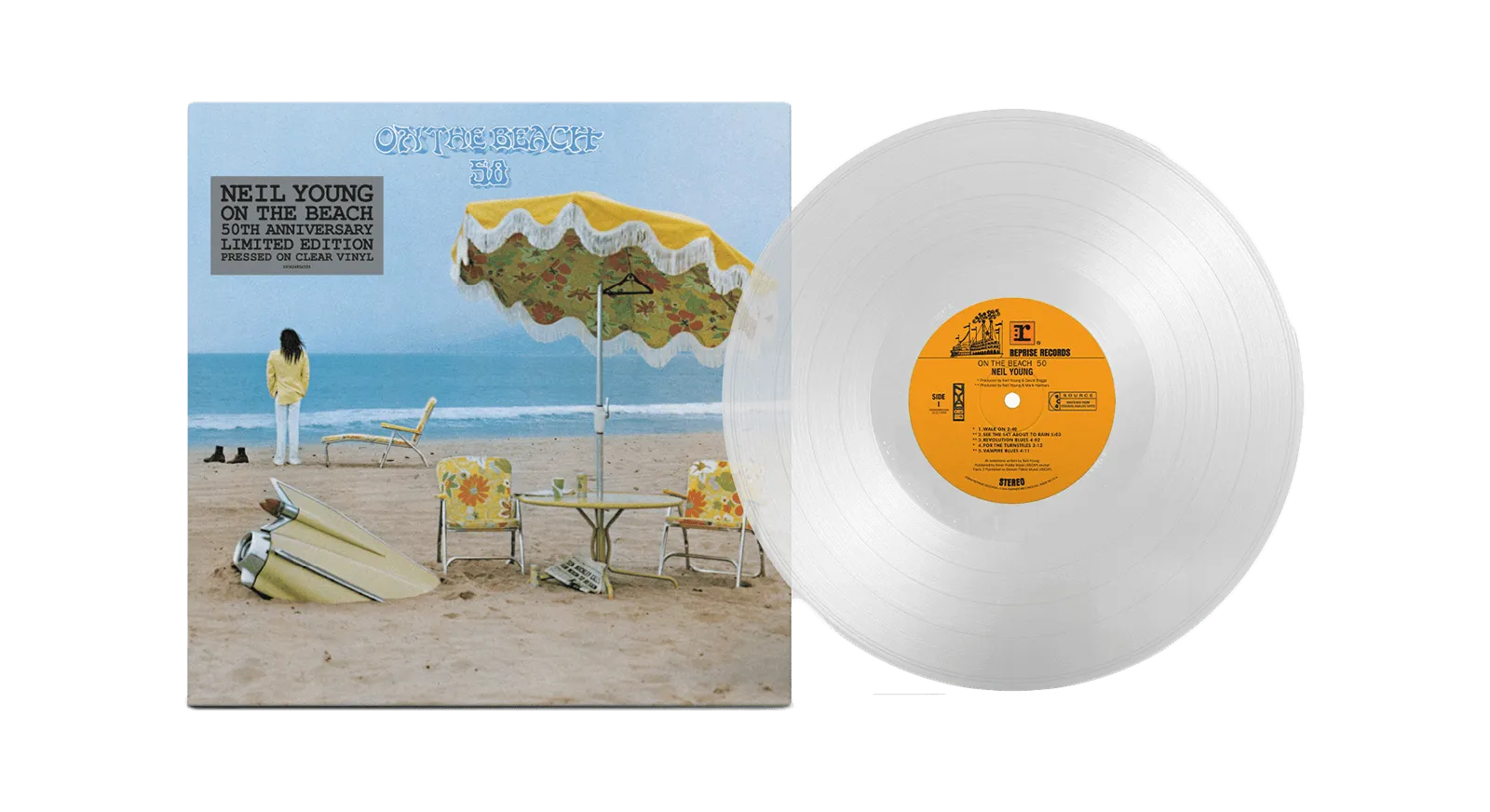 Neil Young : On the Beach (50th Anniversary Edition) [Limited Clear Vinyl]