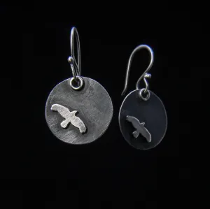 NEW! Crow Sterling Silver Dangles by Ashley Procopio