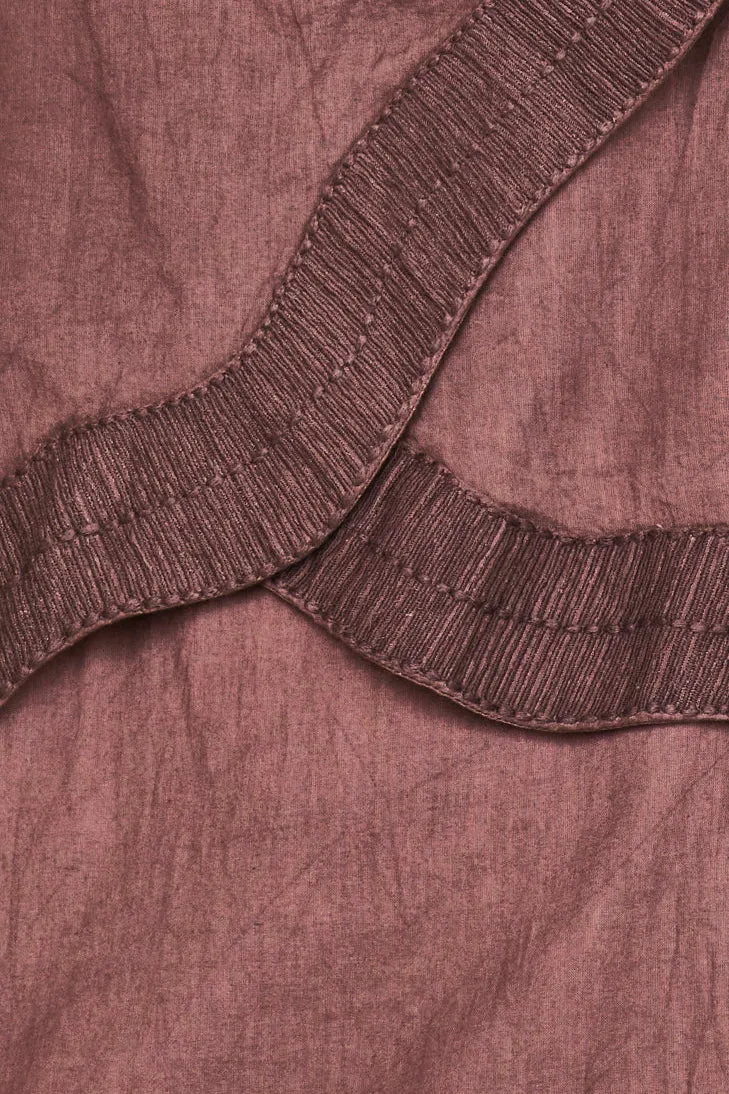 Nicobar Long Dress in Grappa Fossil