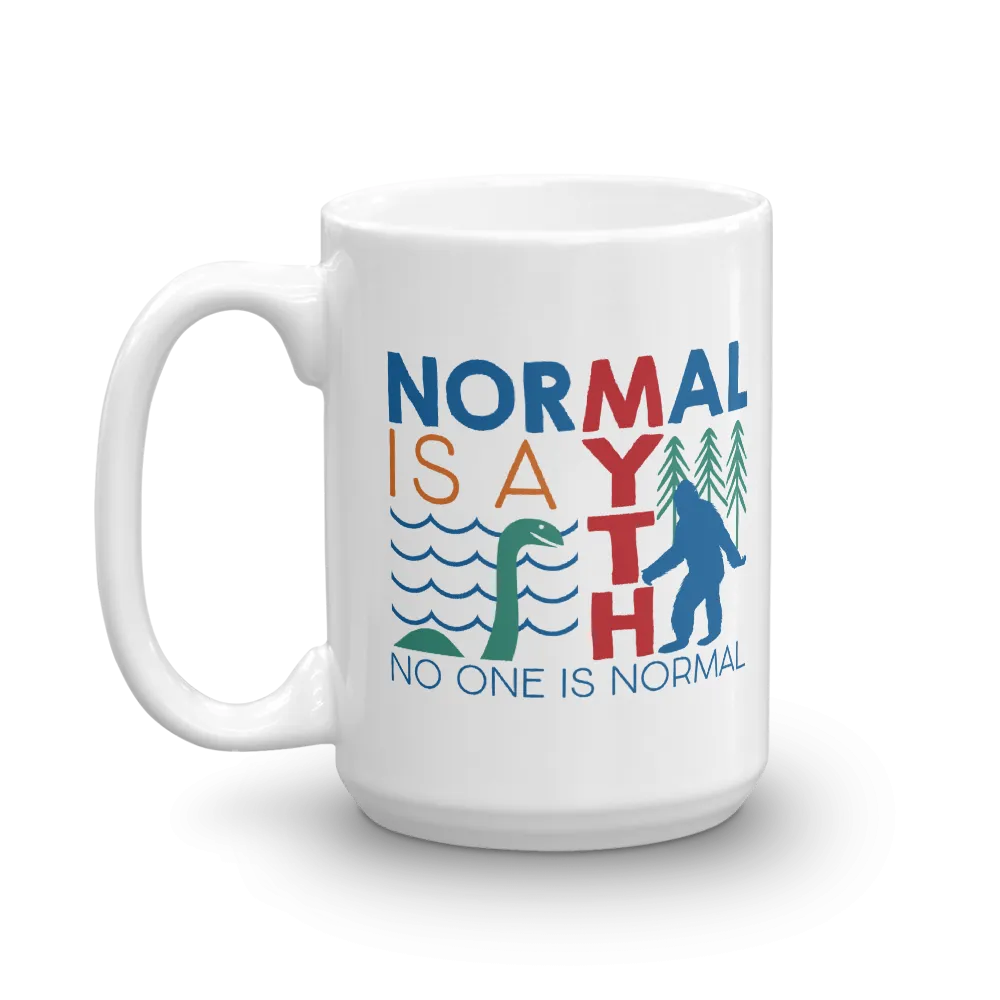 Normal is a Myth (Bigfoot & Loch Ness Monster) Mug