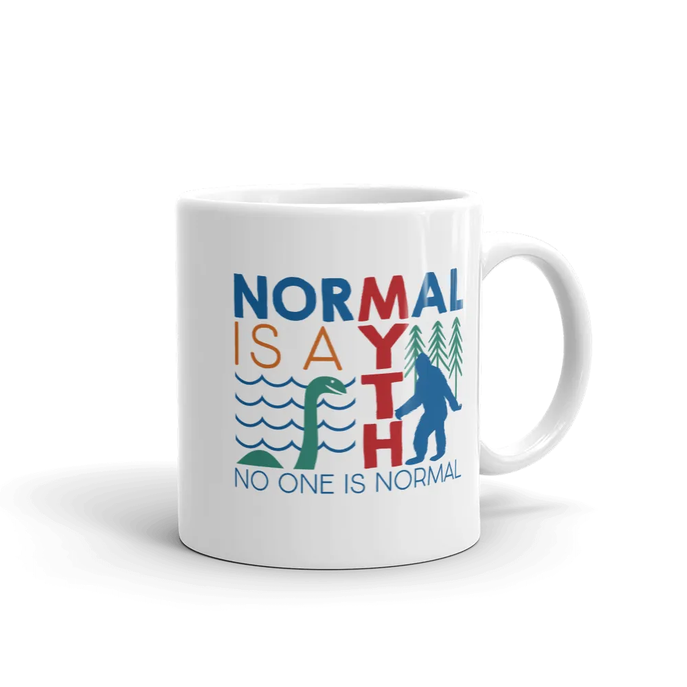 Normal is a Myth (Bigfoot & Loch Ness Monster) Mug