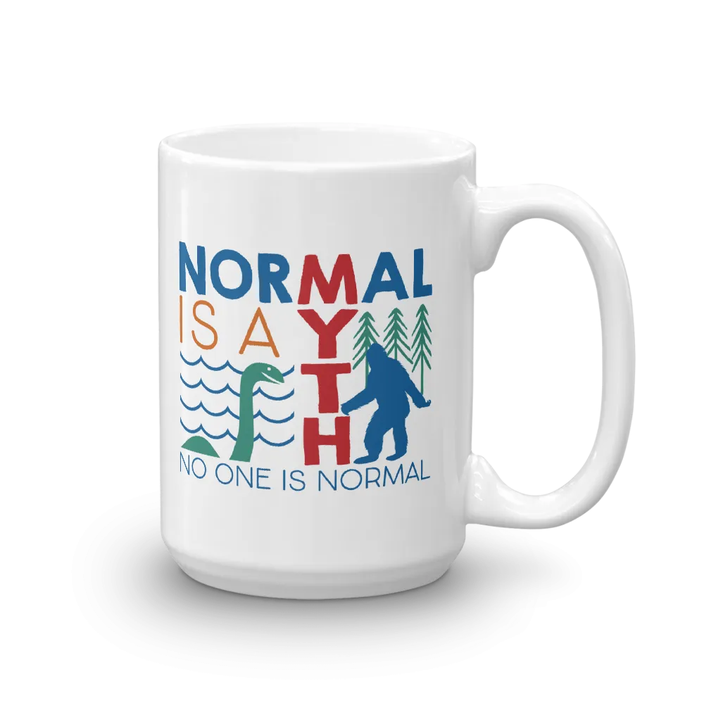 Normal is a Myth (Bigfoot & Loch Ness Monster) Mug