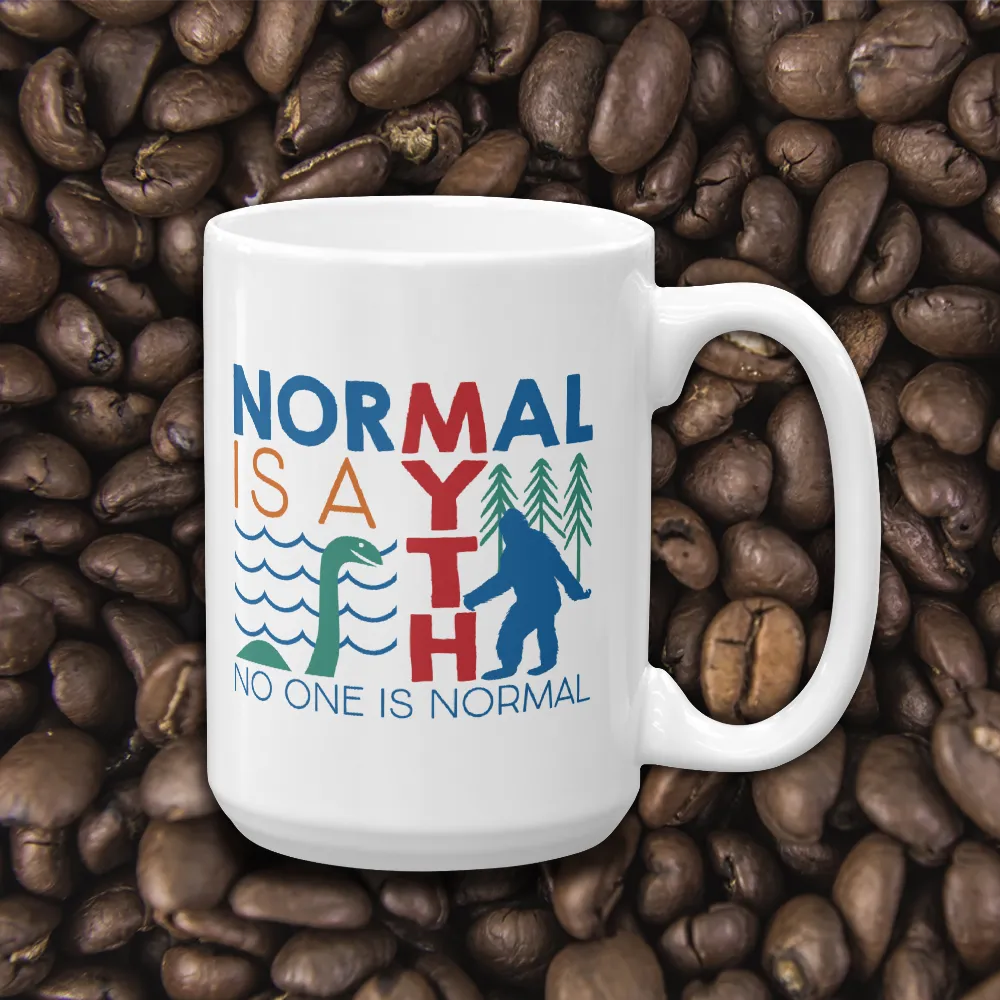 Normal is a Myth (Bigfoot & Loch Ness Monster) Mug