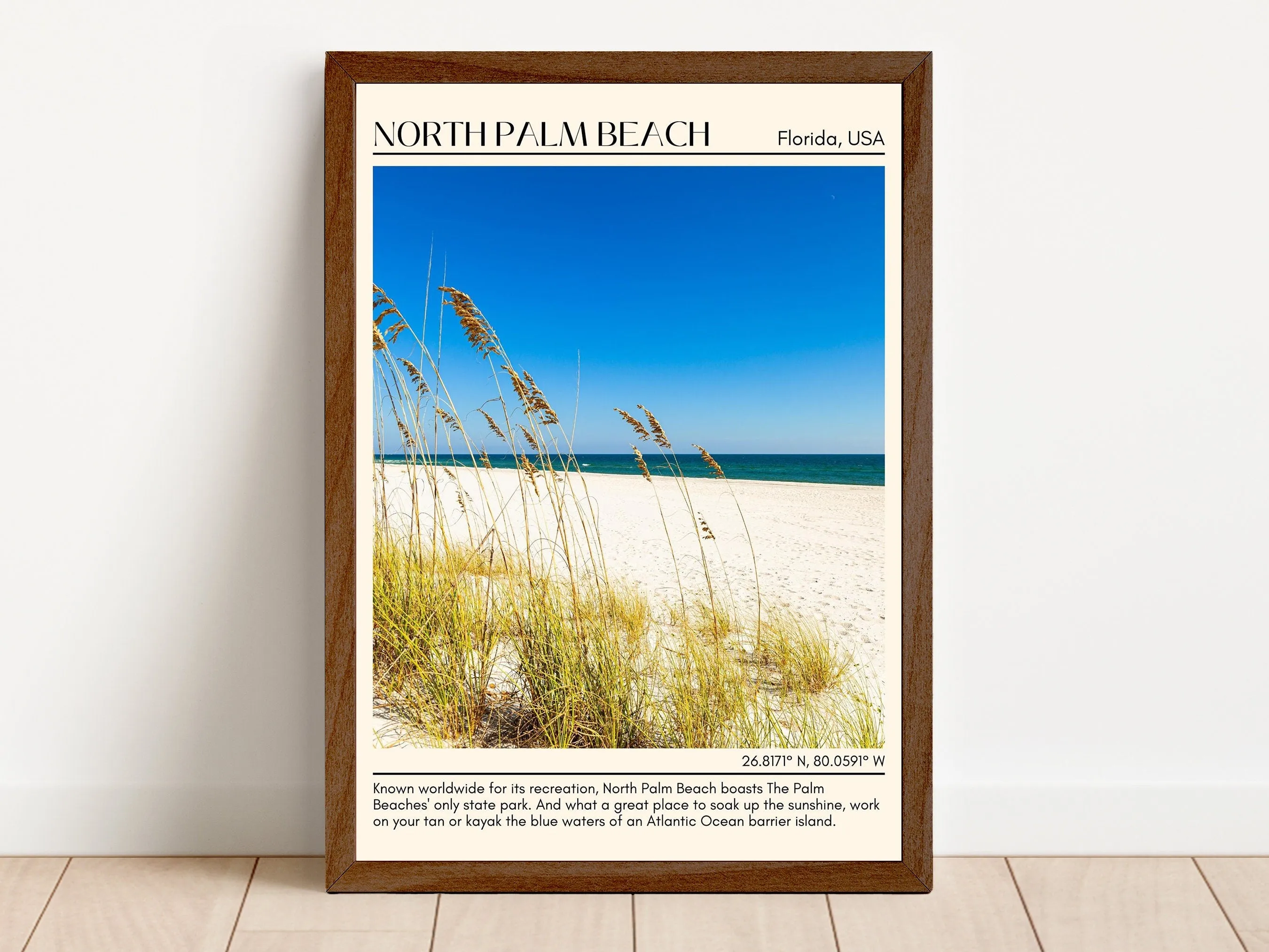 North Palm Beach Wall Canvas, USA