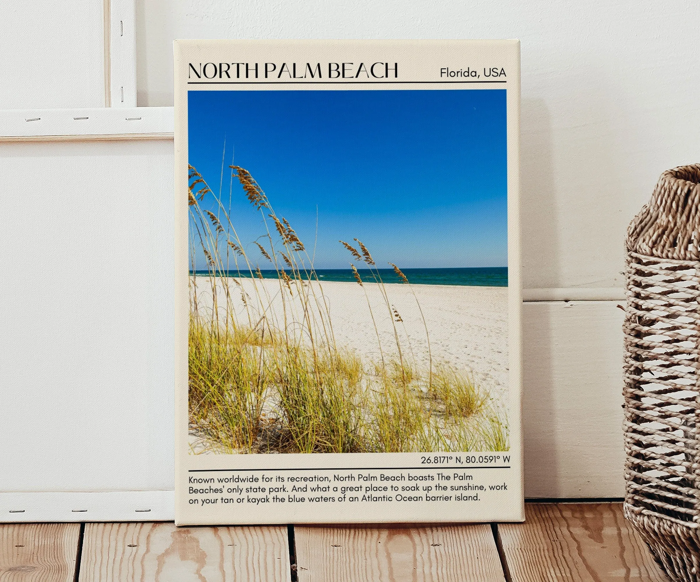 North Palm Beach Wall Canvas, USA
