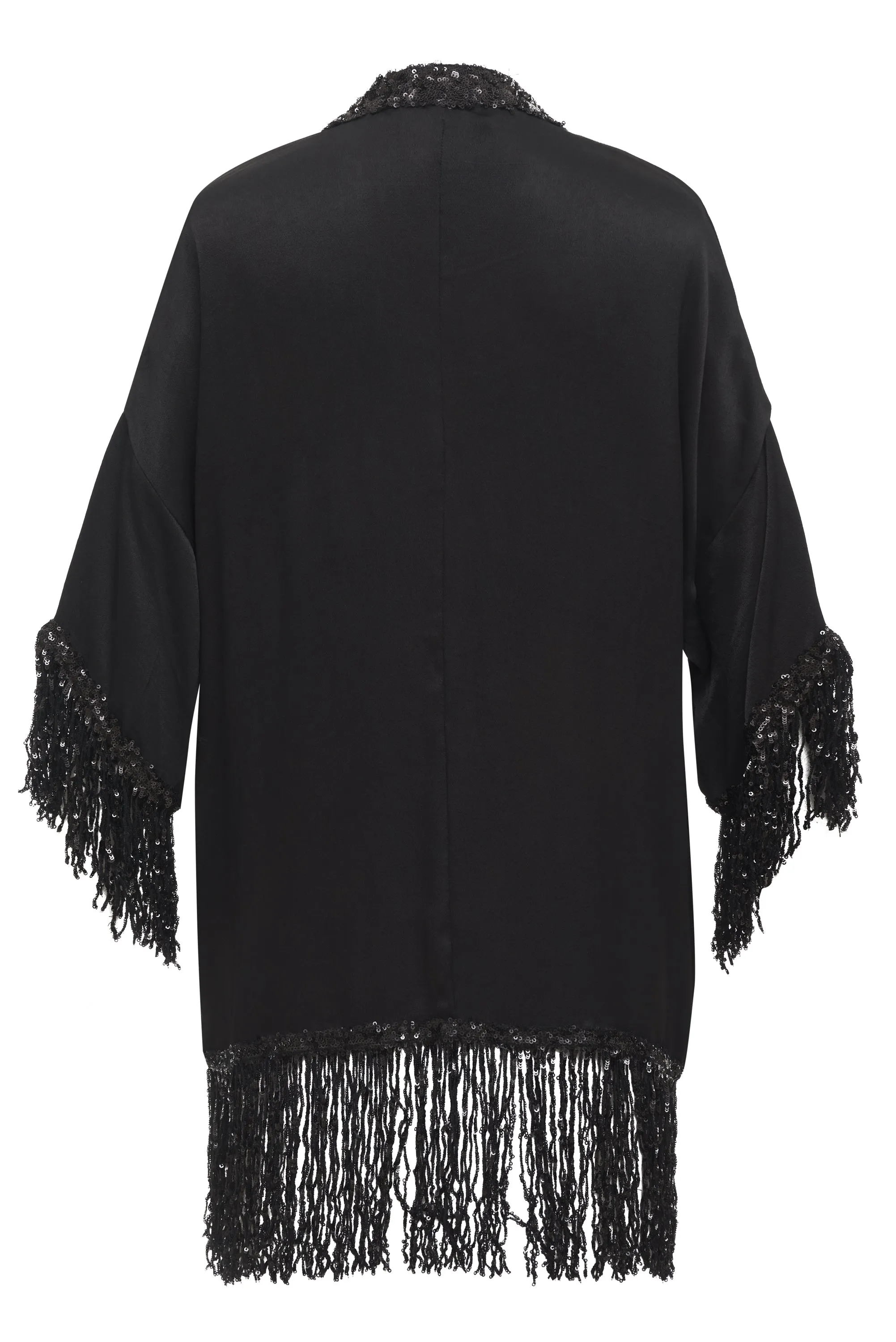 Now 60% OFF -Sequin Fringe Robe