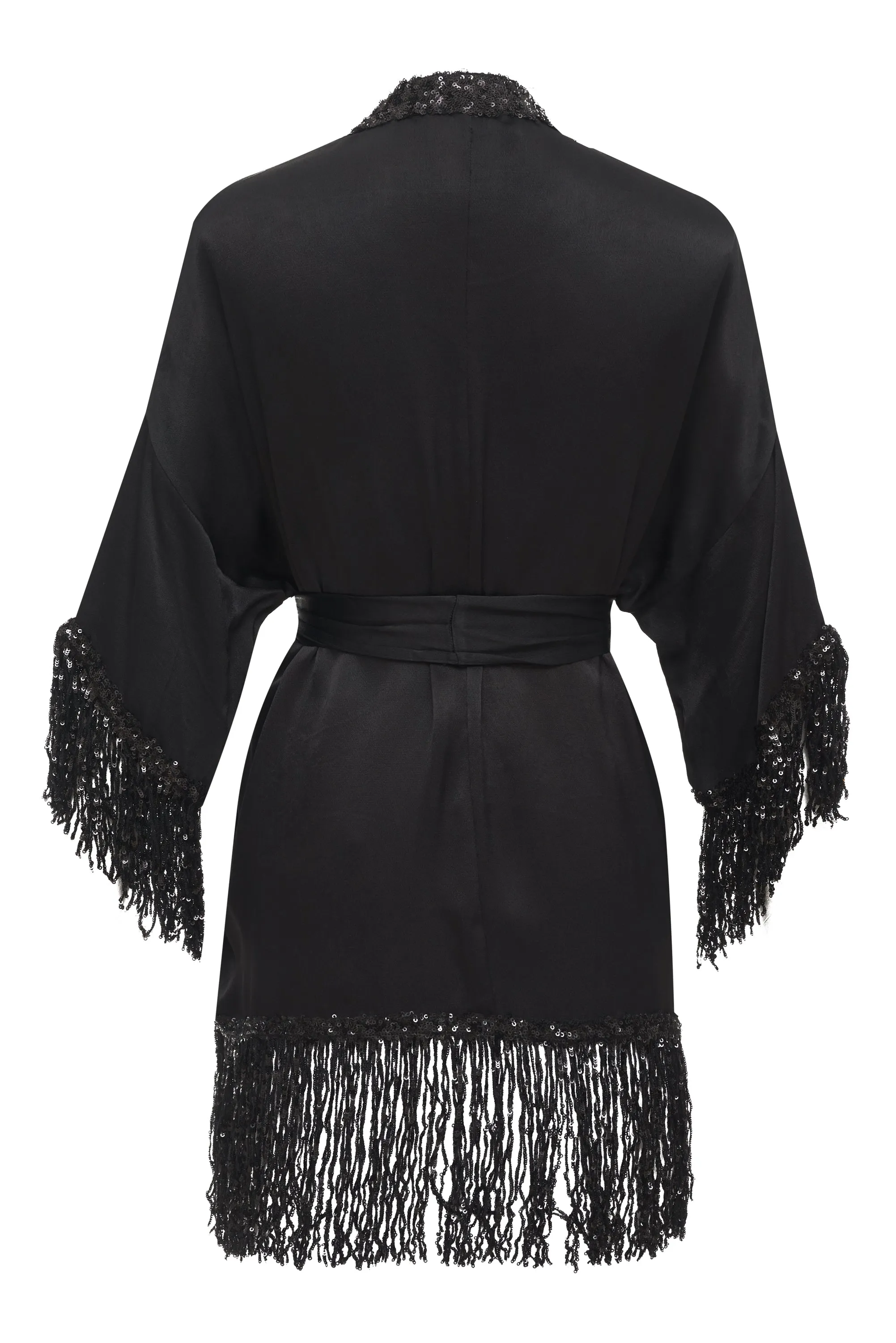 Now 60% OFF -Sequin Fringe Robe