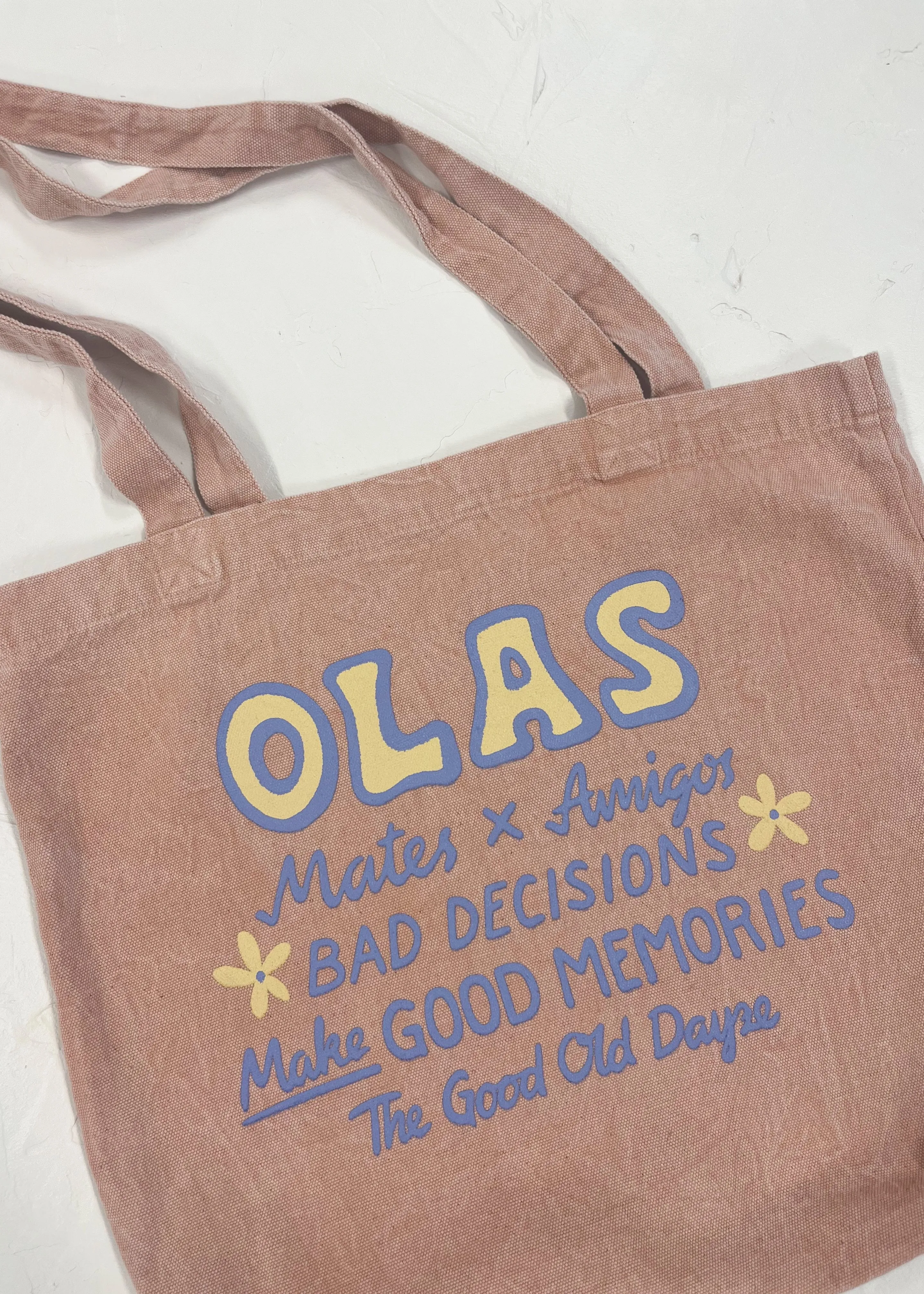 OLAS TOTE BAG PINK