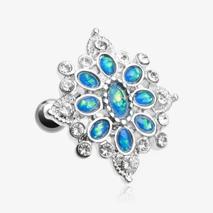 Opal Roesia Ornate Cartilage Tragus Earring