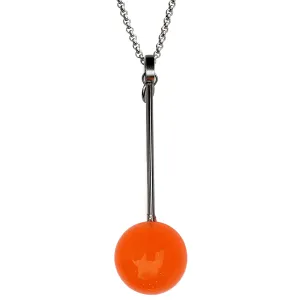 ORANGE SODA JAWBREAKER LOLLIPOP NECKLACE