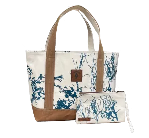 Orr's Island Seaweed Large Tote WAX COTTON