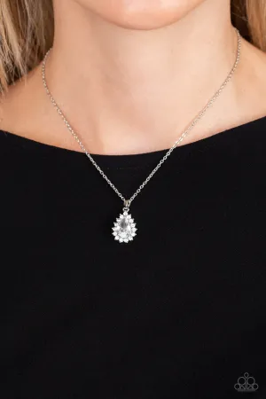 Paparazzi A Guiding SOCIALITE - White Necklace