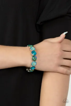 Paparazzi Radiant On Repeat - Green Bracelet