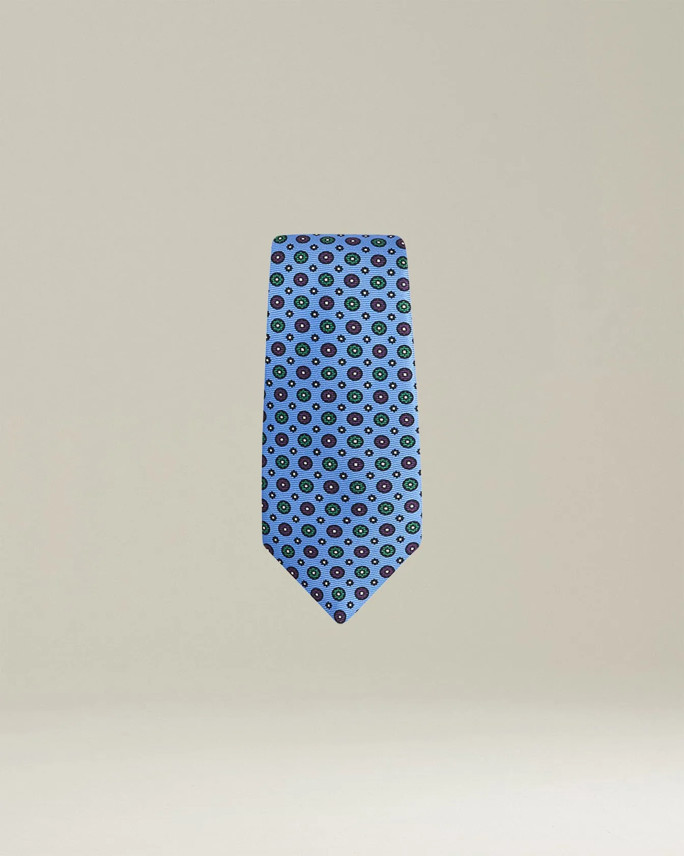 PATTERNED SILK TIE
