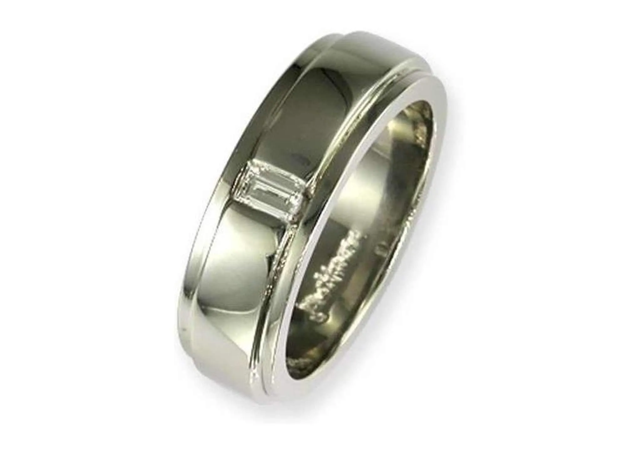 Platinum & Diamond Mens Wedding ring