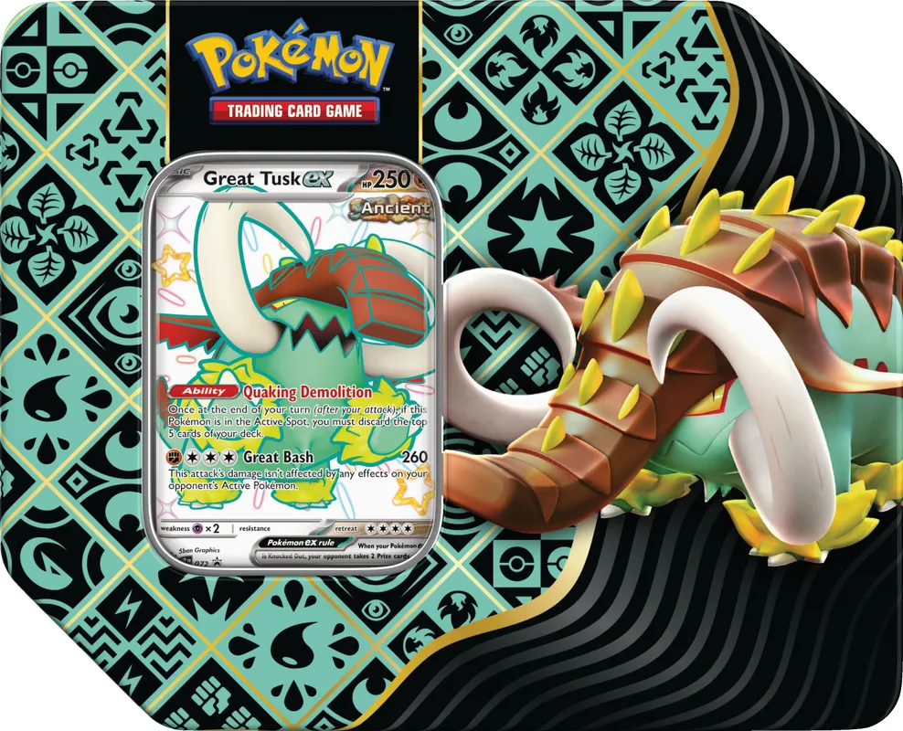 POKEMON SV4.5 PALDEAN FATES TINS