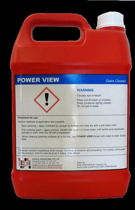Power View Glass Cleaner - 5L