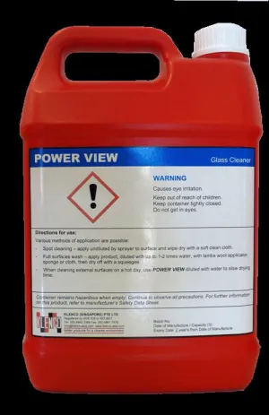 Power View Glass Cleaner - 5L