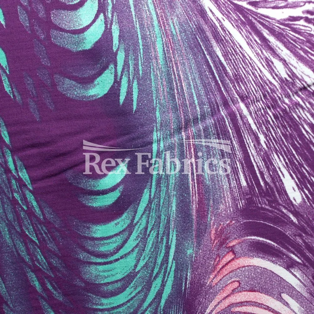 Pressure - 4-Way Stretch Textured Nylon Spandex Print