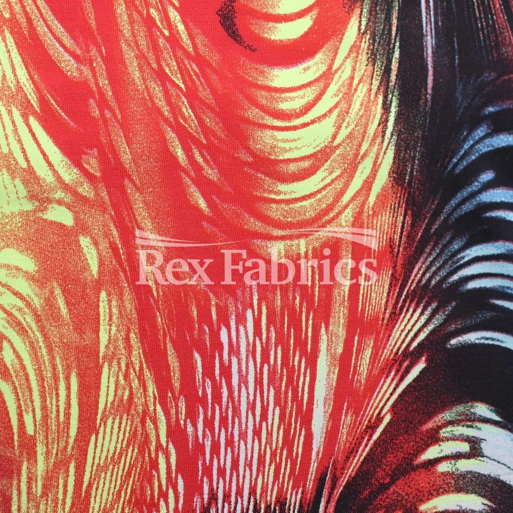 Pressure - 4-Way Stretch Textured Nylon Spandex Print