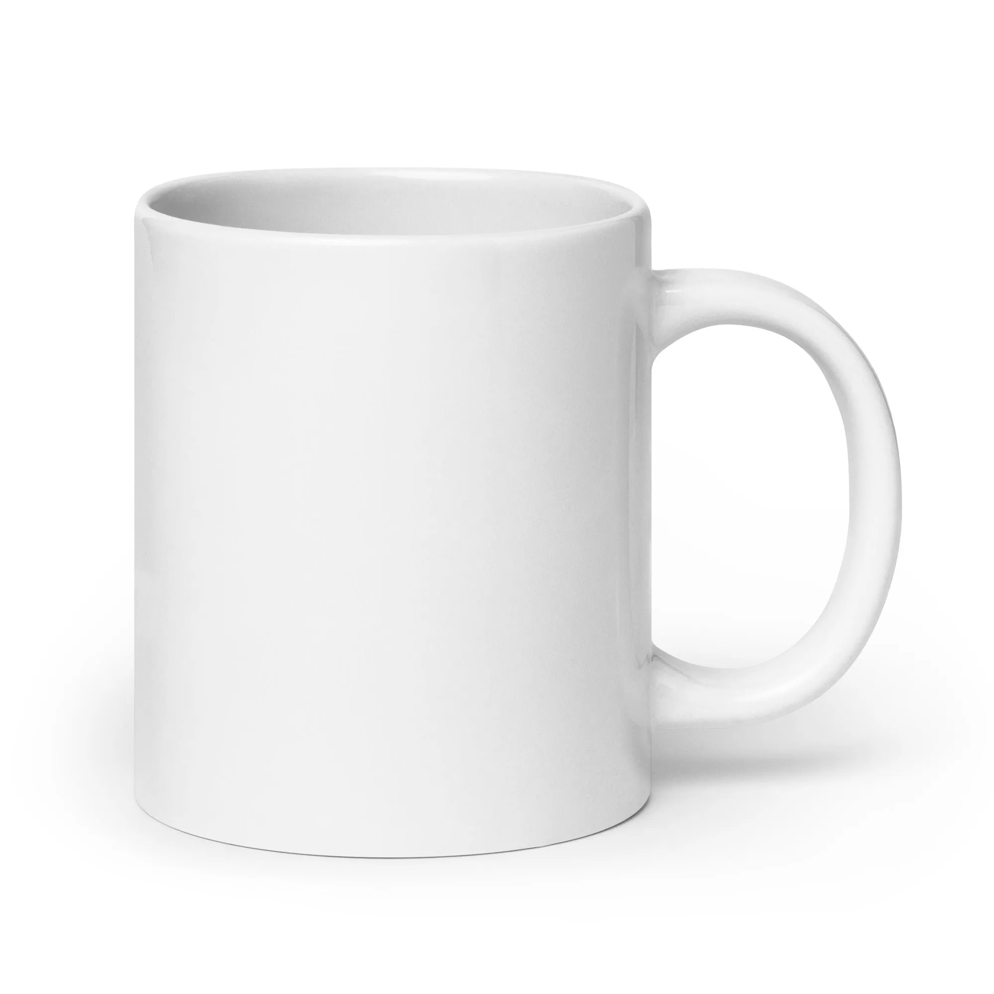 Pretty & Petty White Glossy Mug