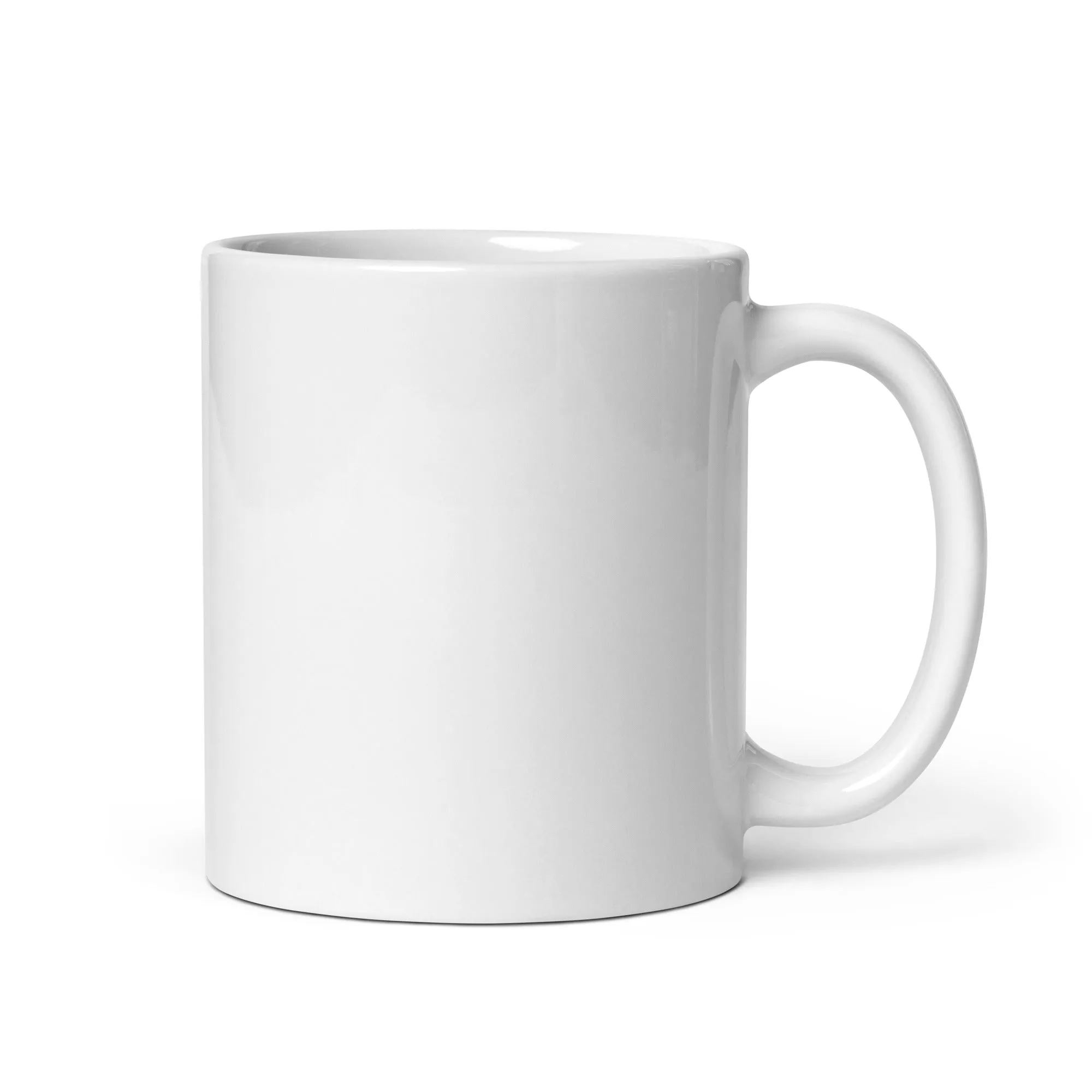 Pretty & Petty White Glossy Mug