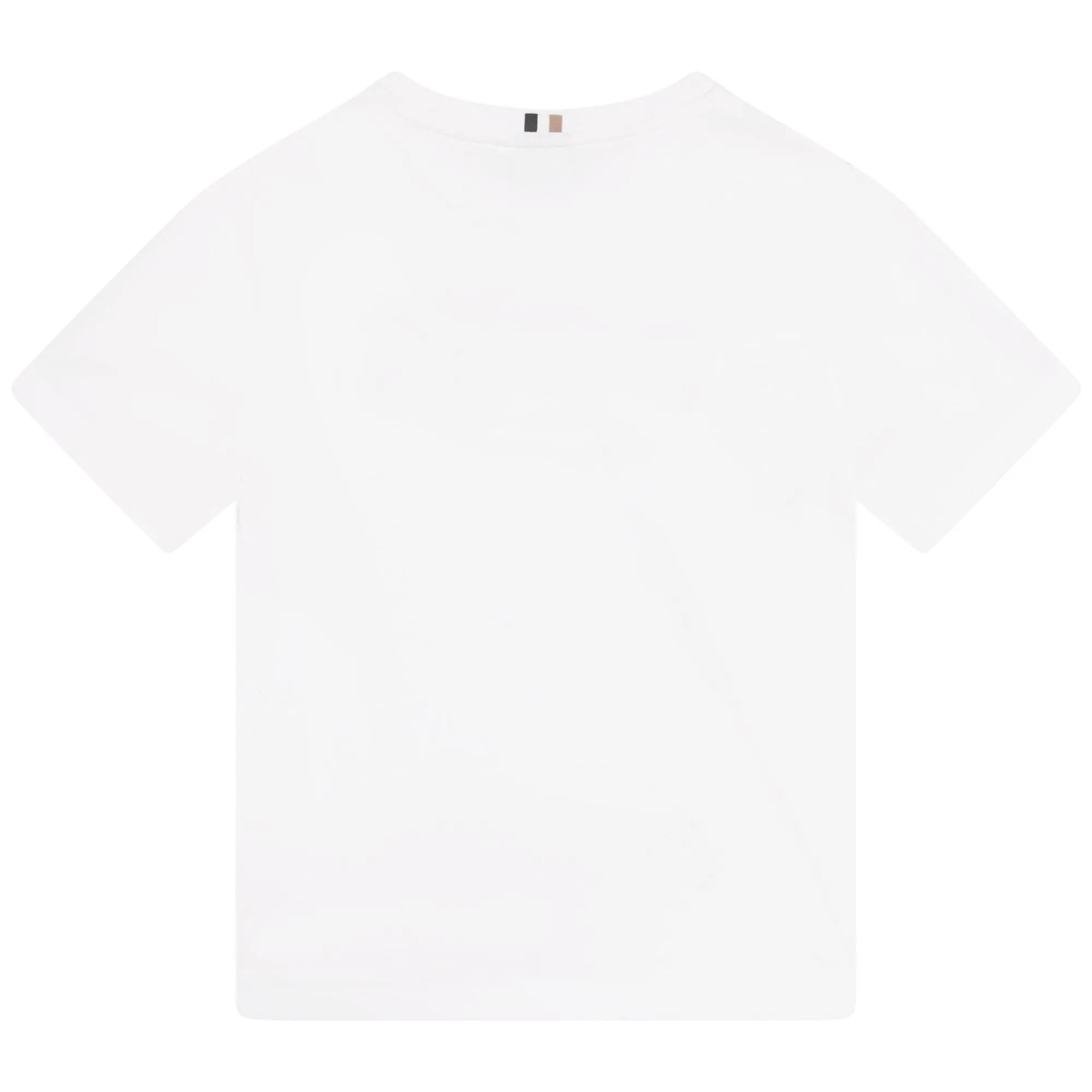 Print Short Sleeves Tee-Shirt - White