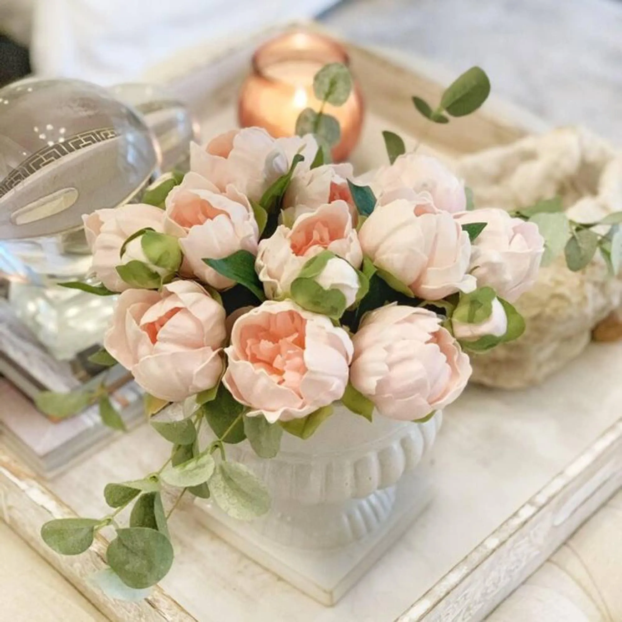 Real touch faux Peony bundle