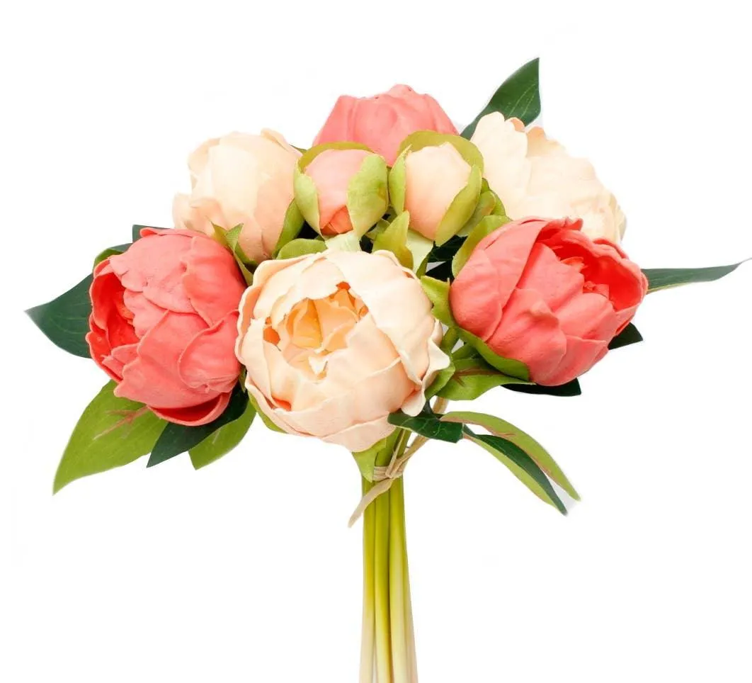 Real touch faux Peony bundle