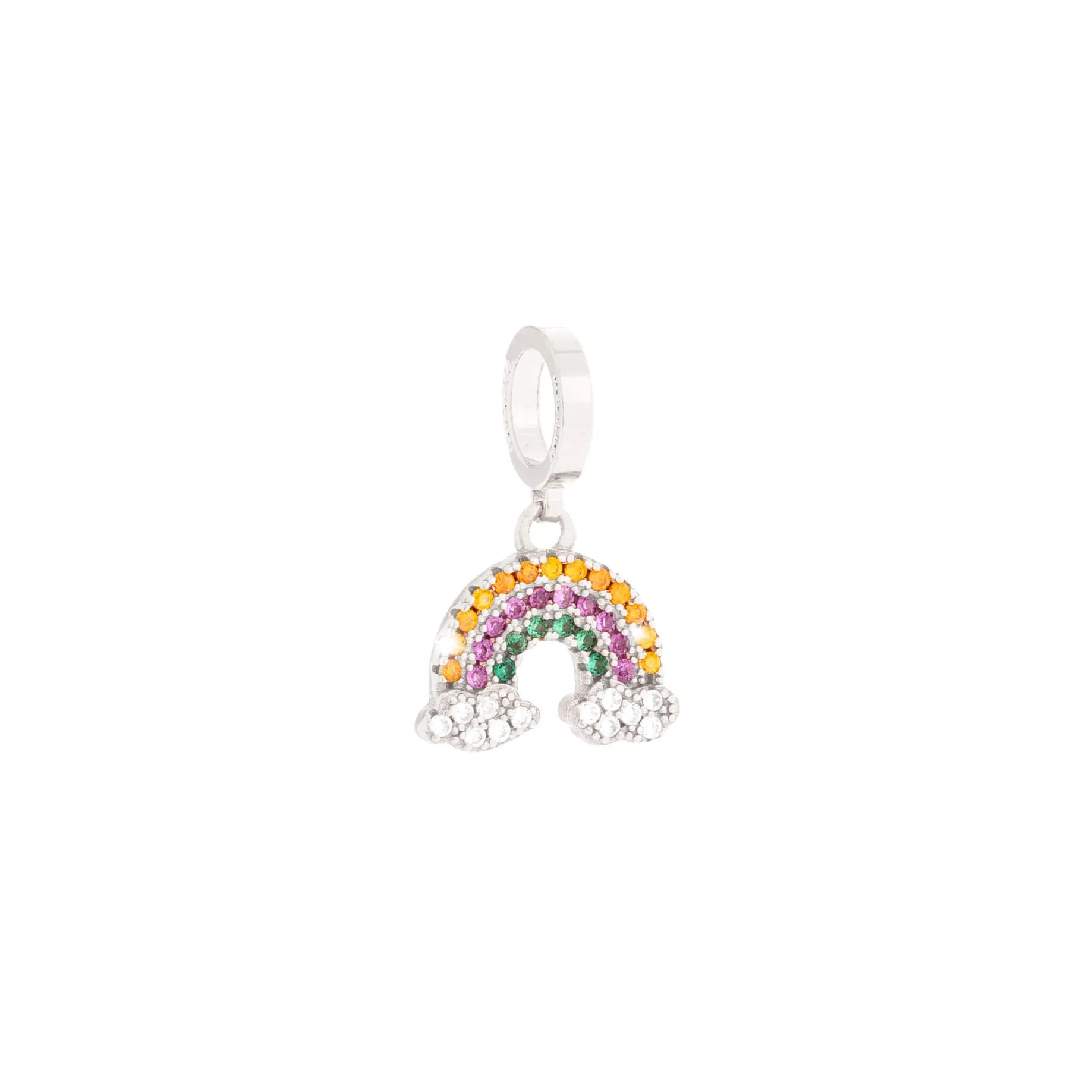 Rebecca Silver Rainbow Charm