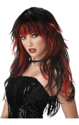 Red and Black Tempting Tresses Wig