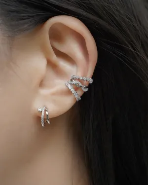 REGAL Ear Cuffs Set in Silver