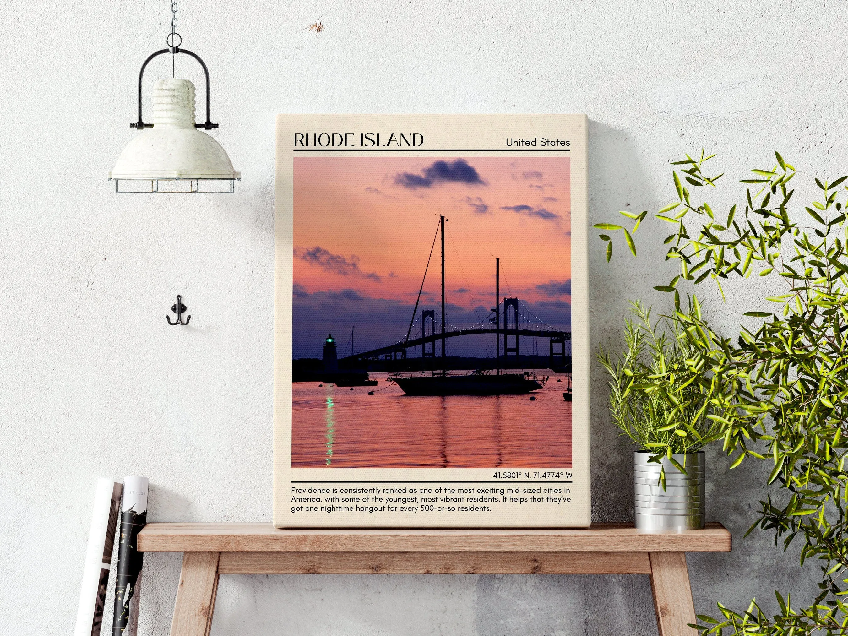 Rhode Island Wall Art, USA