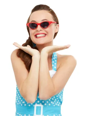 Rock n Roll Glasses Red