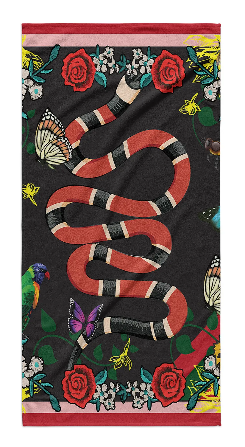 Royal Snake Oversized Beach Towel