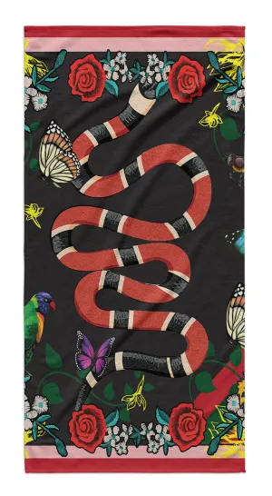 Royal Snake Oversized Beach Towel