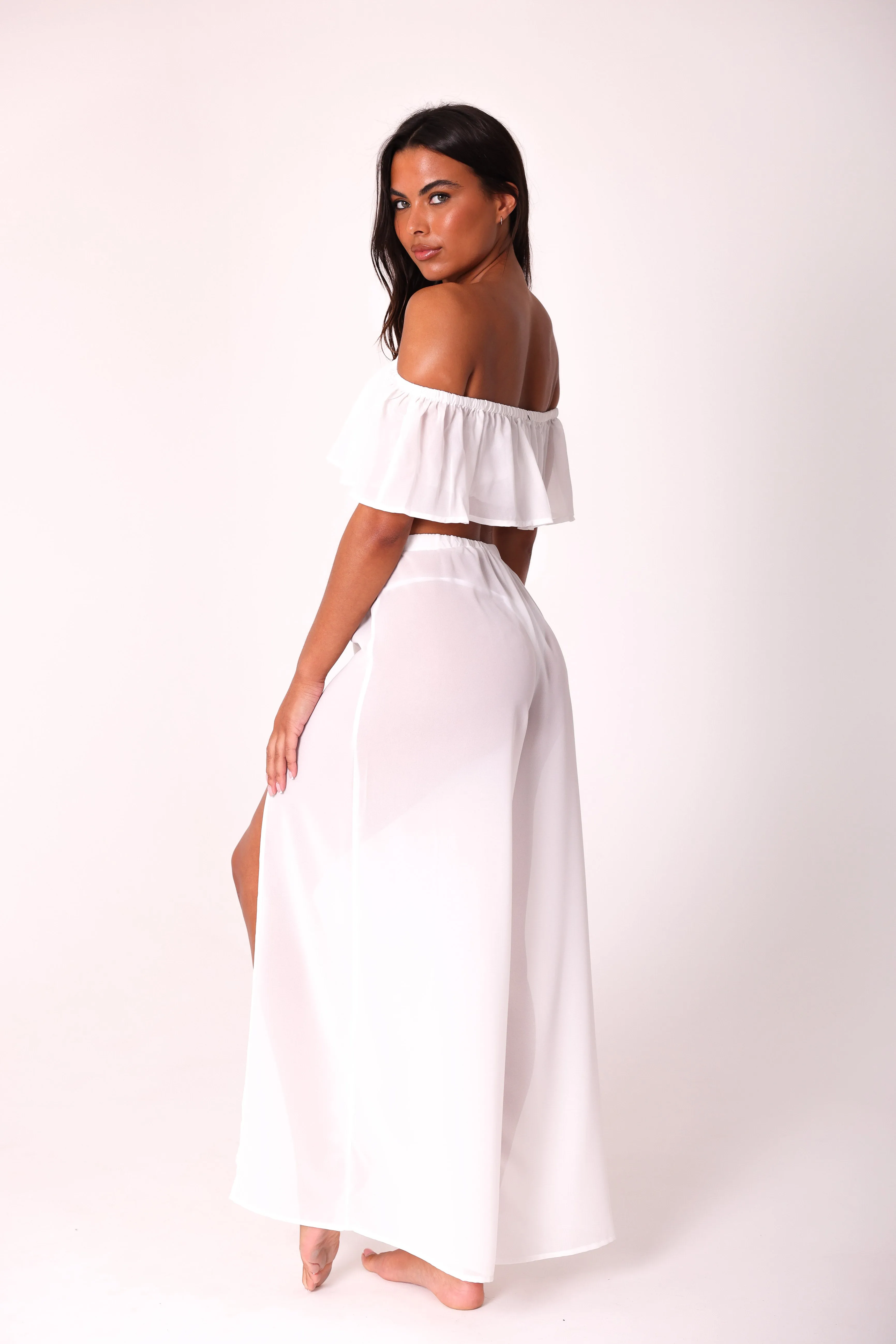 Ruffle trouser co-ord