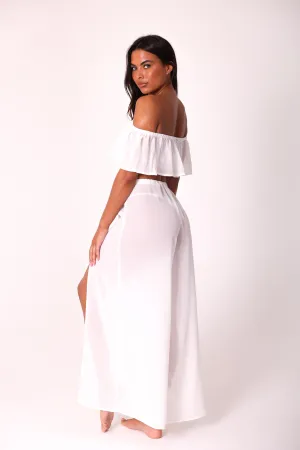 Ruffle trouser co-ord