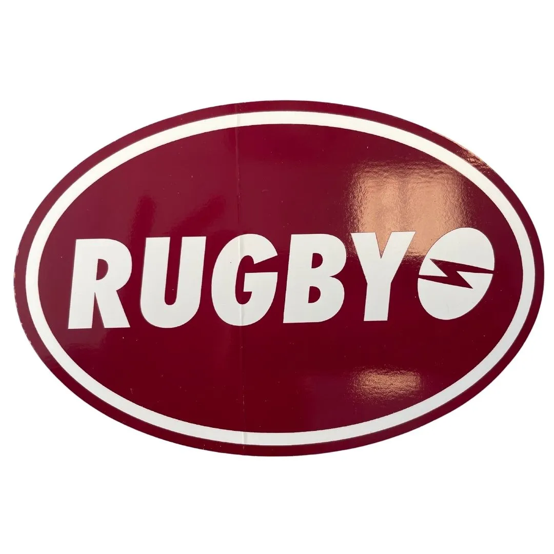 RUGBY Oval Decal