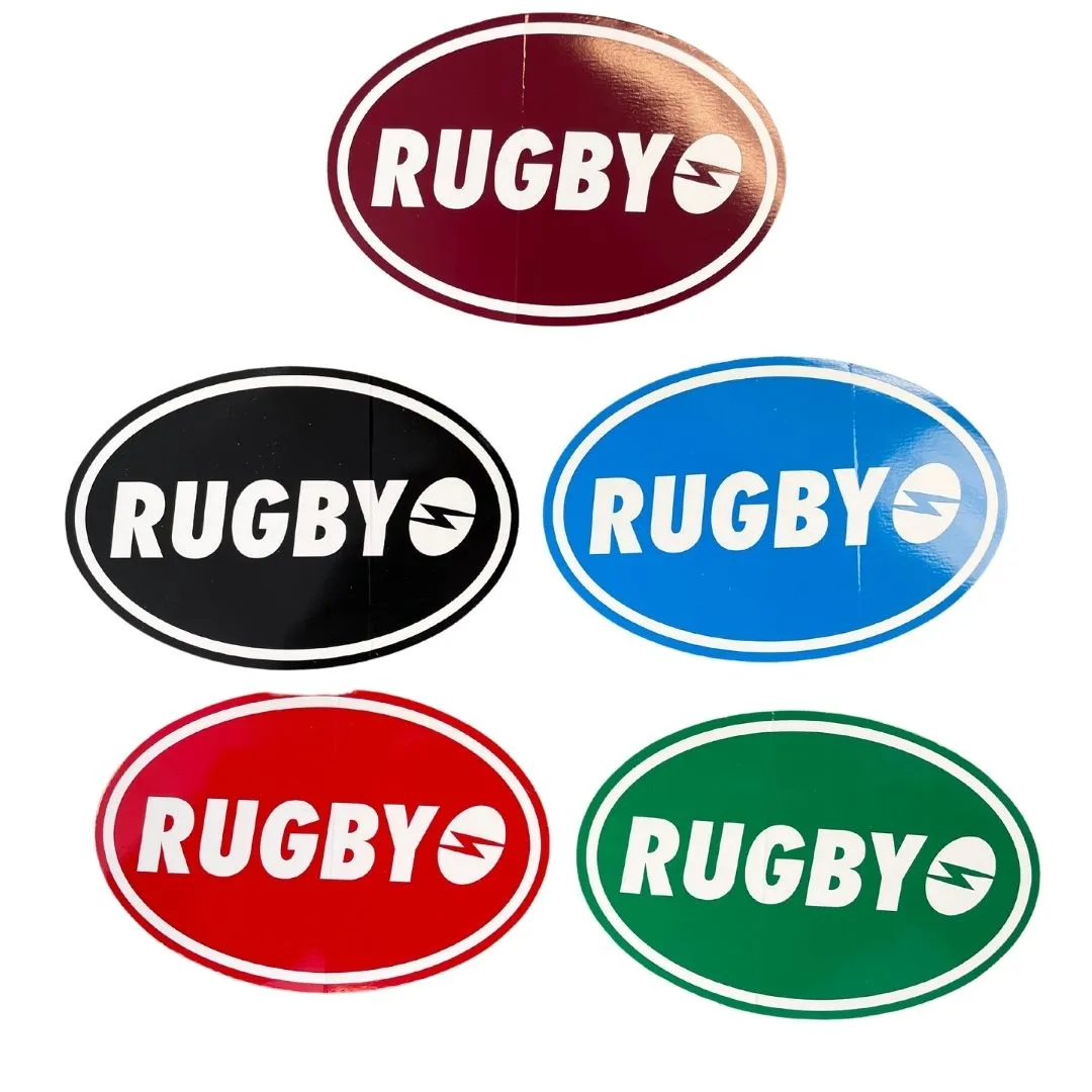 RUGBY Oval Decal