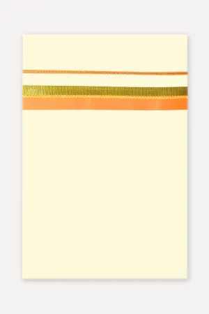 Sagar Kora - Double Layered Dhoti With Fancy Borders For Men (Assorted Border & Colors) | Uathayam