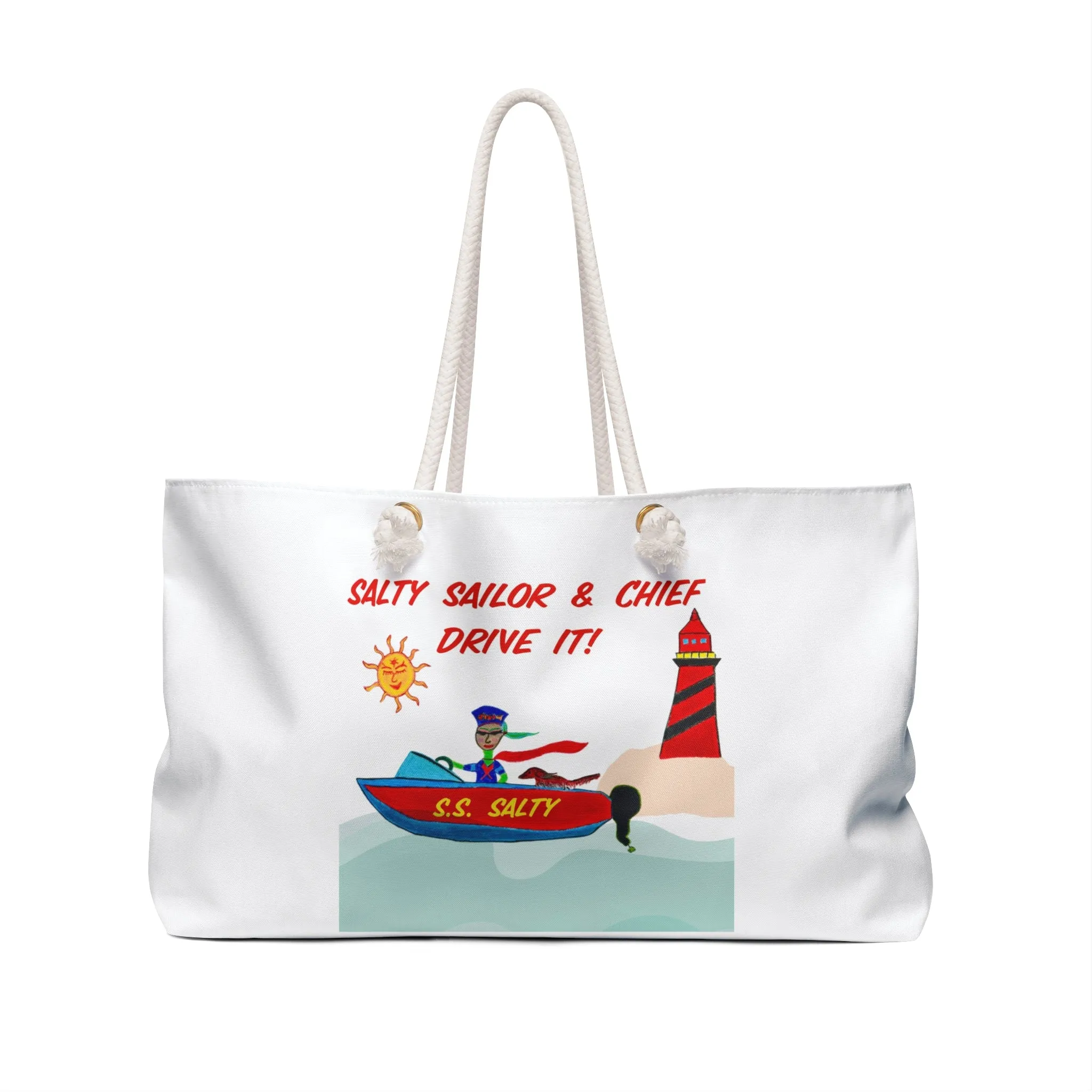 Salty Sailor and Chief - Beach/Boat Bag